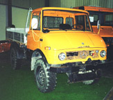 Orange/Green Unimog