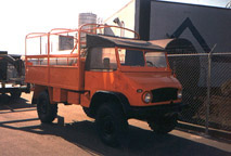 Orange Unimog