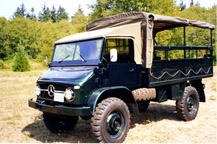 Blue Unimog